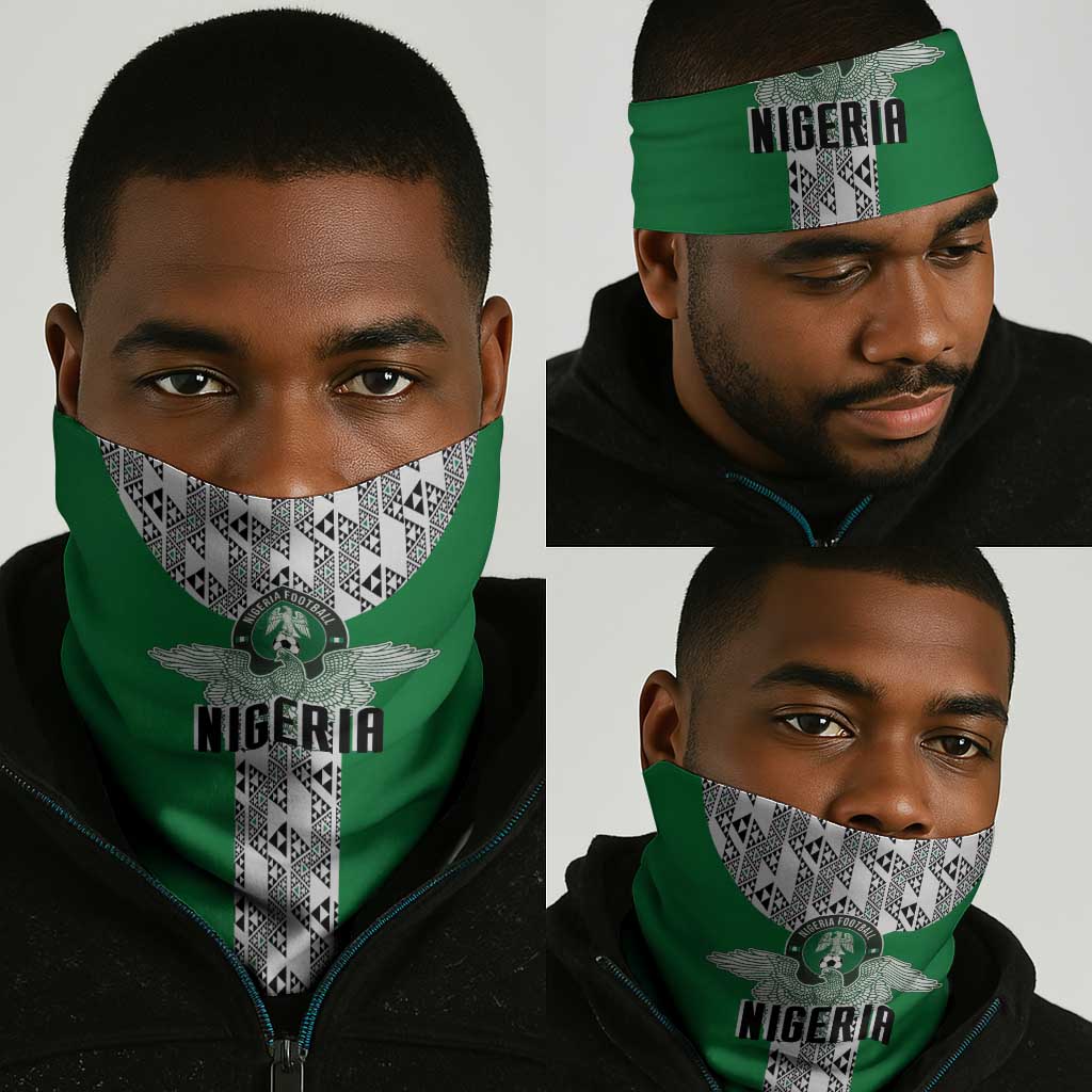 Nigeria National Football Neck Gaiter Inspired Retro Style - Wonder Print Shop