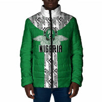 Custom Nigeria National Football Padded Jacket Inspired Retro Style - Wonder Print Shop