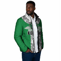 Custom Nigeria National Football Padded Jacket Inspired Retro Style - Wonder Print Shop