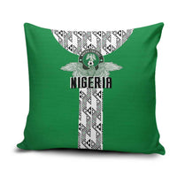 Nigeria National Football Pillow Cover Inspired Retro Style - Wonder Print Shop