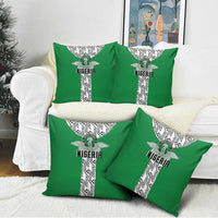 Nigeria National Football Pillow Cover Inspired Retro Style - Wonder Print Shop