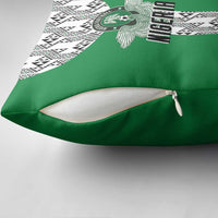 Nigeria National Football Pillow Cover Inspired Retro Style - Wonder Print Shop