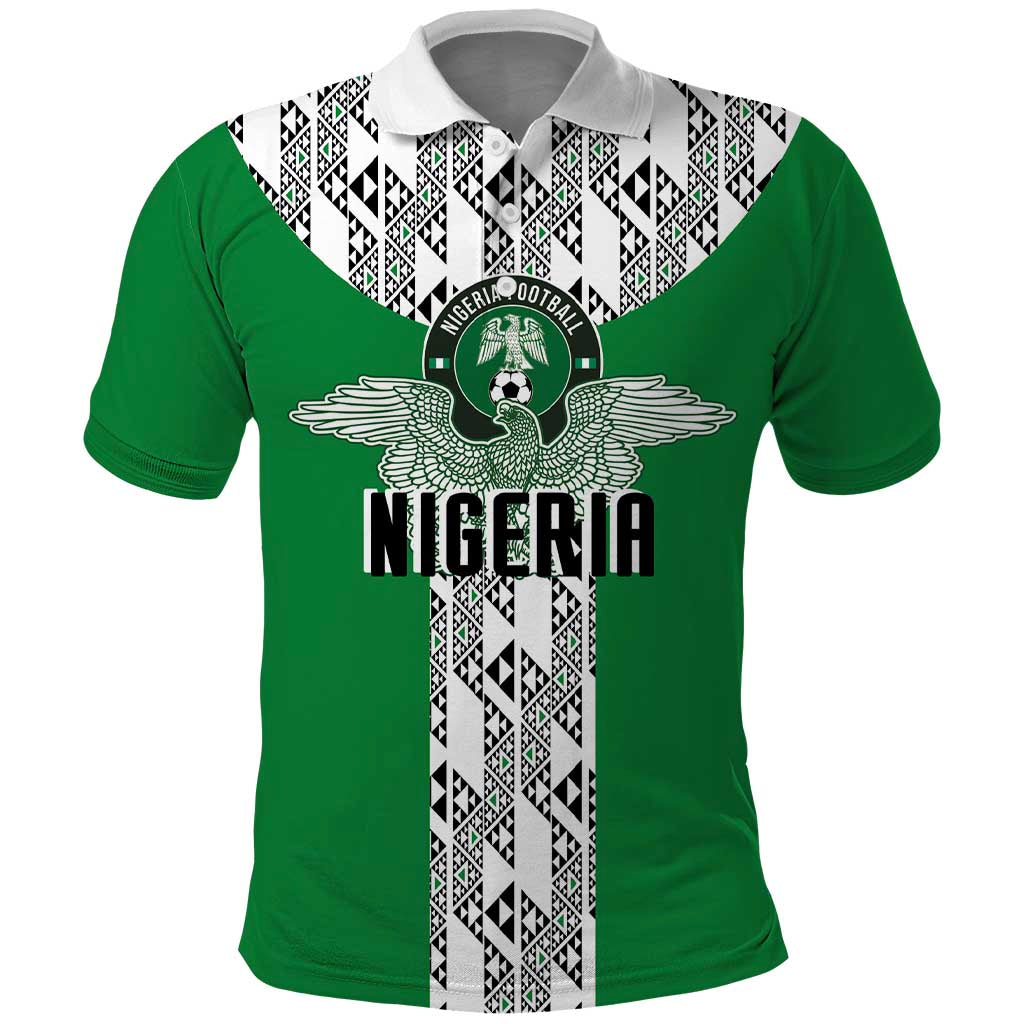 Custom Nigeria National Football Polo Shirt Inspired Retro Style - Wonder Print Shop