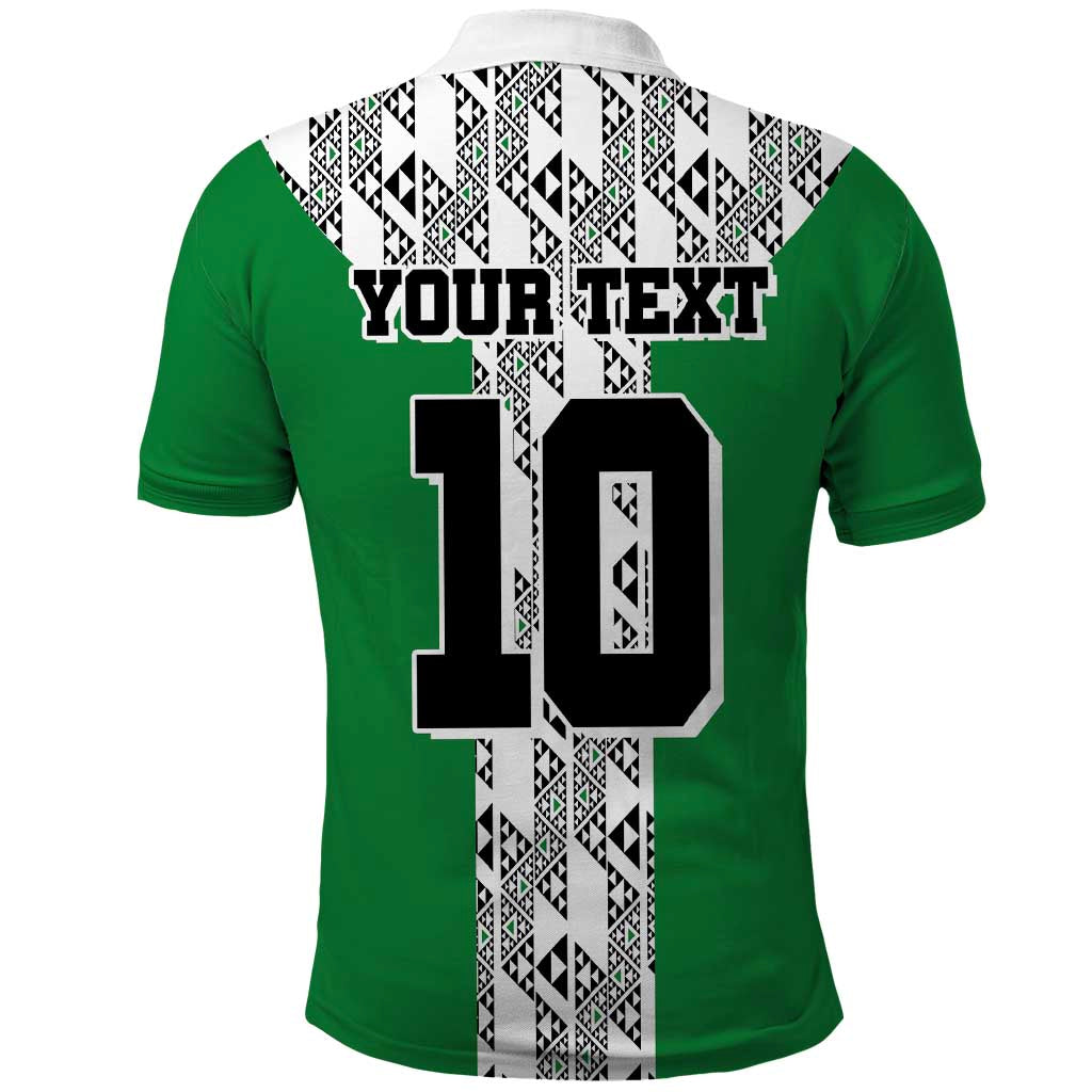 Custom Nigeria National Football Polo Shirt Inspired Retro Style - Wonder Print Shop