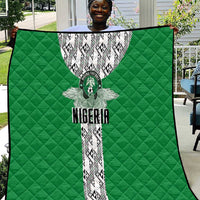 Nigeria National Football Quilt Inspired Retro Style - Wonder Print Shop