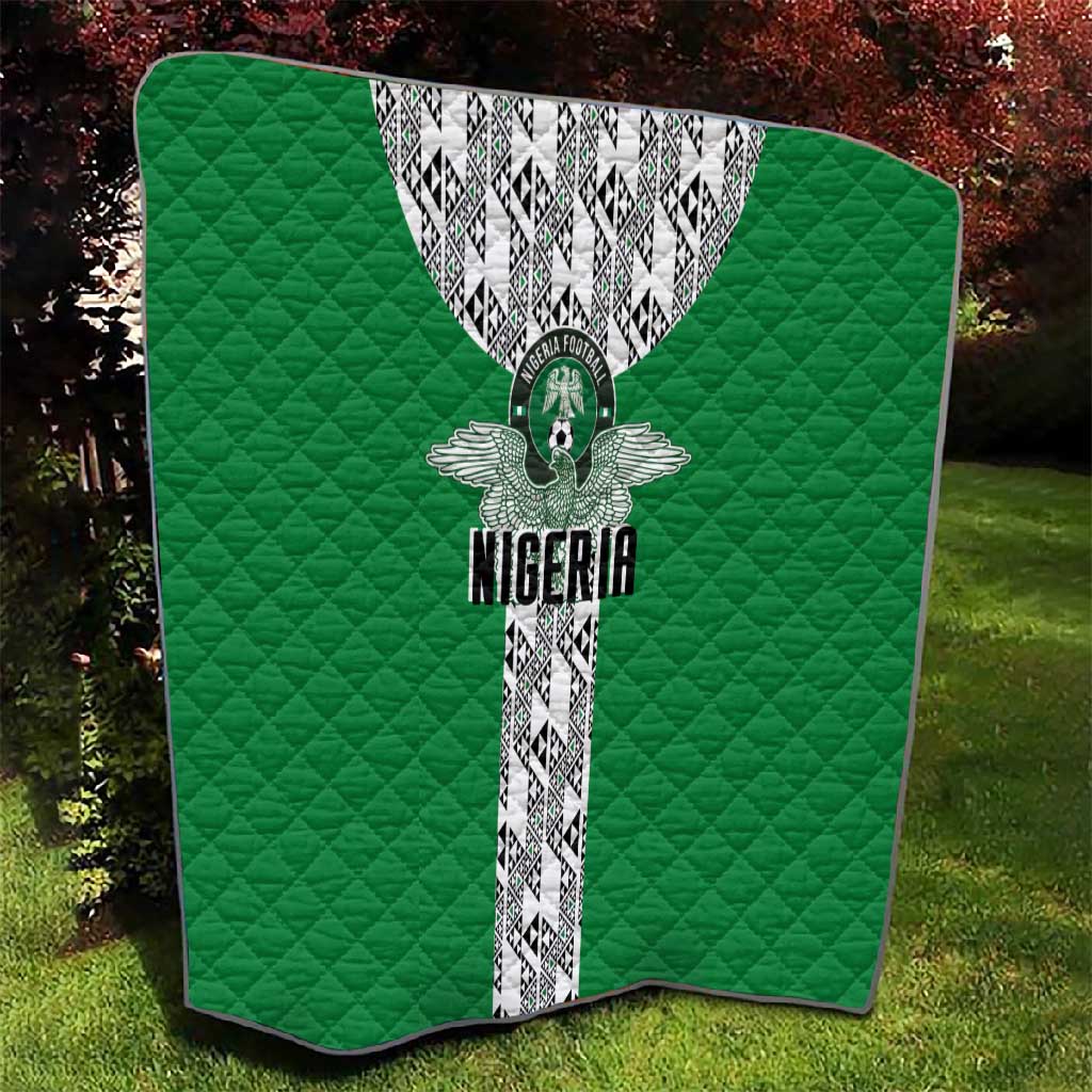 Nigeria National Football Quilt Inspired Retro Style - Wonder Print Shop