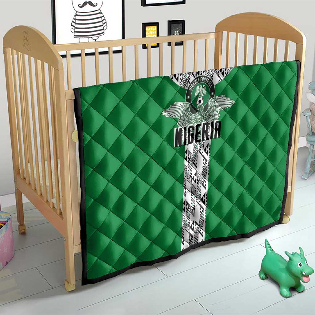 Nigeria National Football Quilt Inspired Retro Style - Wonder Print Shop