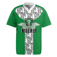 Custom Nigeria National Football Rugby Jersey Inspired Retro Style - Wonder Print Shop