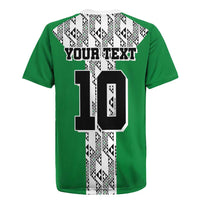 Custom Nigeria National Football Rugby Jersey Inspired Retro Style - Wonder Print Shop