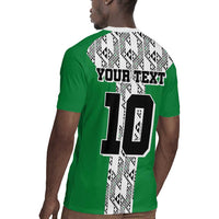 Custom Nigeria National Football Rugby Jersey Inspired Retro Style - Wonder Print Shop