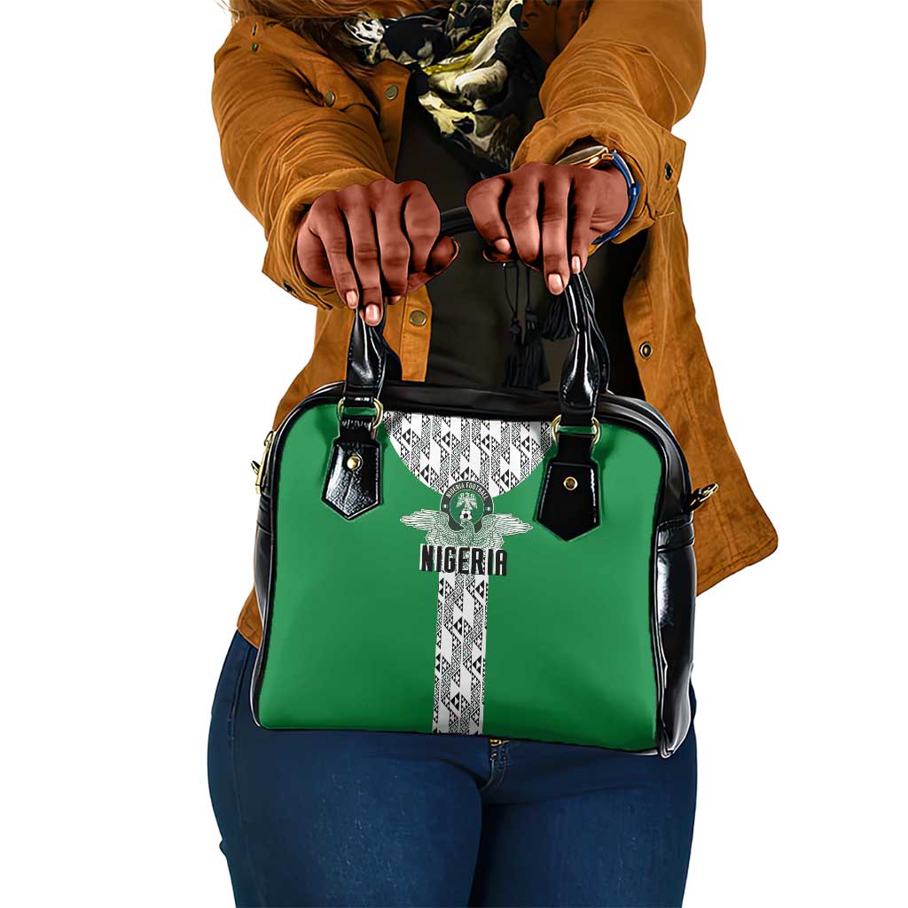 Nigeria National Football Shoulder Handbag Inspired Retro Style - Wonder Print Shop