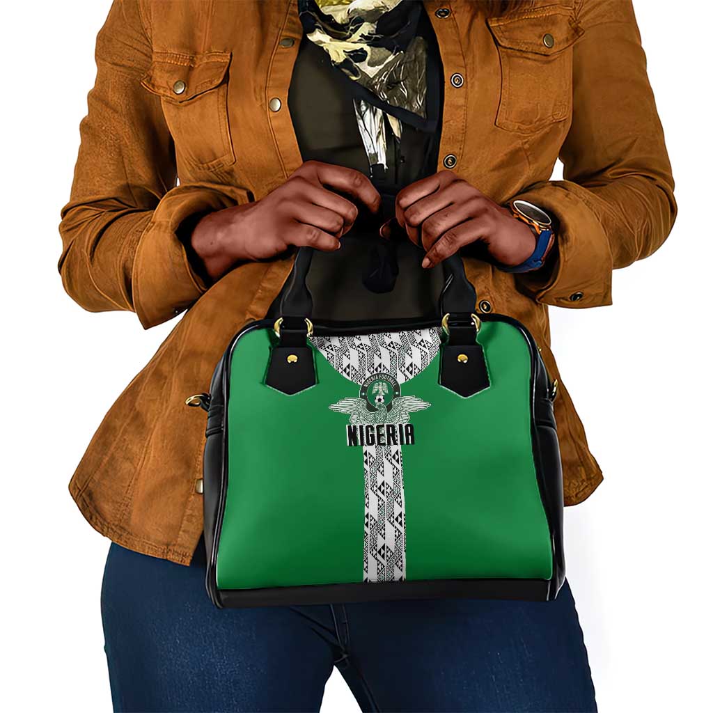 Nigeria National Football Shoulder Handbag Inspired Retro Style - Wonder Print Shop