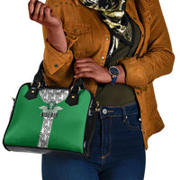 Nigeria National Football Shoulder Handbag Inspired Retro Style - Wonder Print Shop