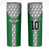 Custom Nigeria National Football Skinny Tumbler Inspired Retro Style - Wonder Print Shop
