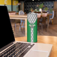 Custom Nigeria National Football Skinny Tumbler Inspired Retro Style - Wonder Print Shop