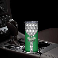 Custom Nigeria National Football Skinny Tumbler Inspired Retro Style - Wonder Print Shop