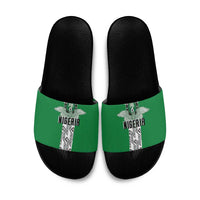 Nigeria National Football Slide Sandals Inspired Retro Style - Wonder Print Shop