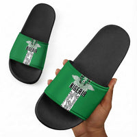 Nigeria National Football Slide Sandals Inspired Retro Style - Wonder Print Shop