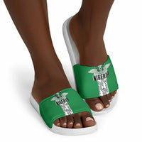 Nigeria National Football Slide Sandals Inspired Retro Style - Wonder Print Shop