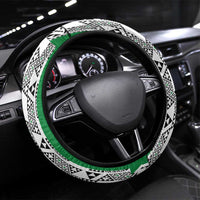Nigeria National Football Steering Wheel Cover Inspired Retro Style - Wonder Print Shop