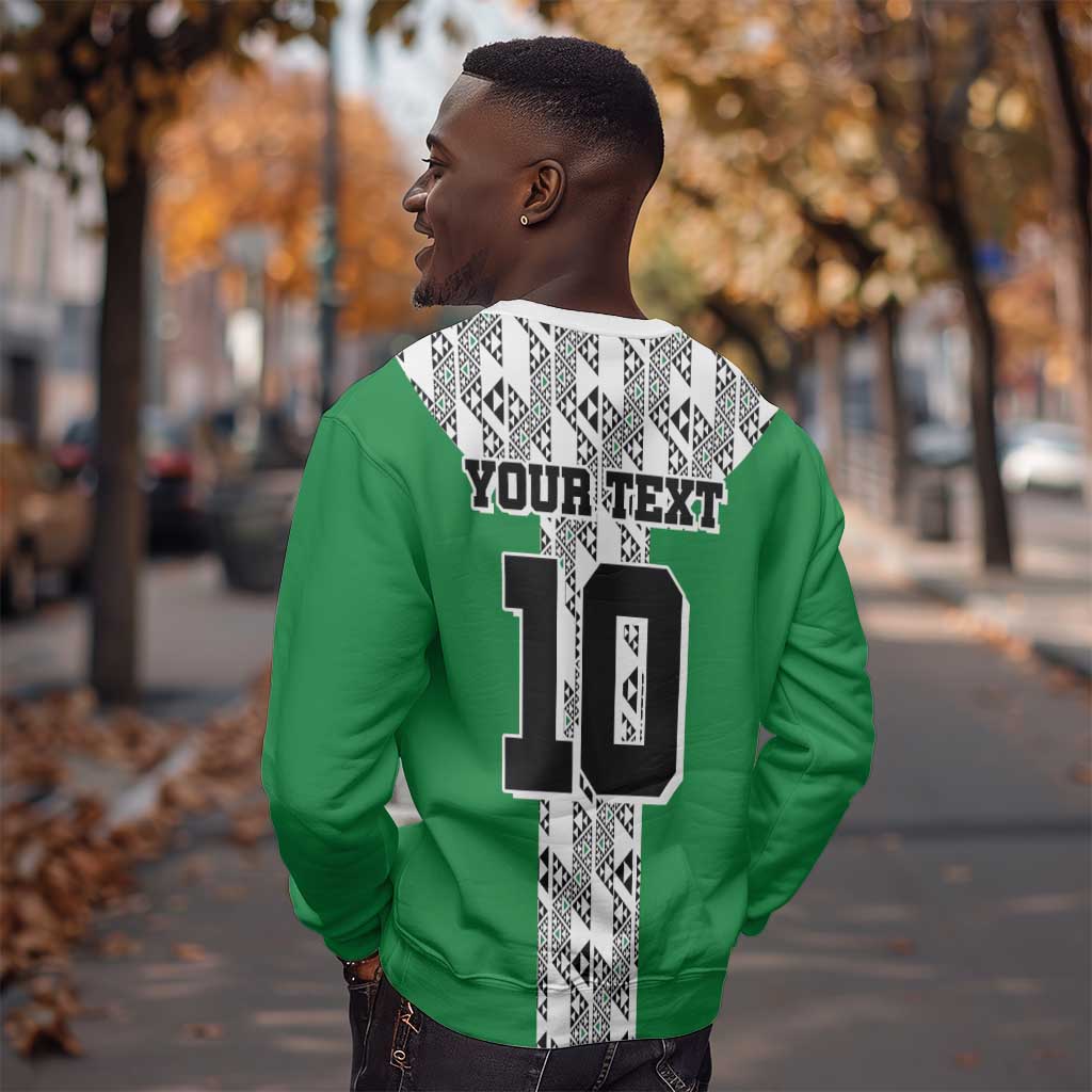 Custom Nigeria National Football Sweatshirt Inspired Retro Style - Wonder Print Shop