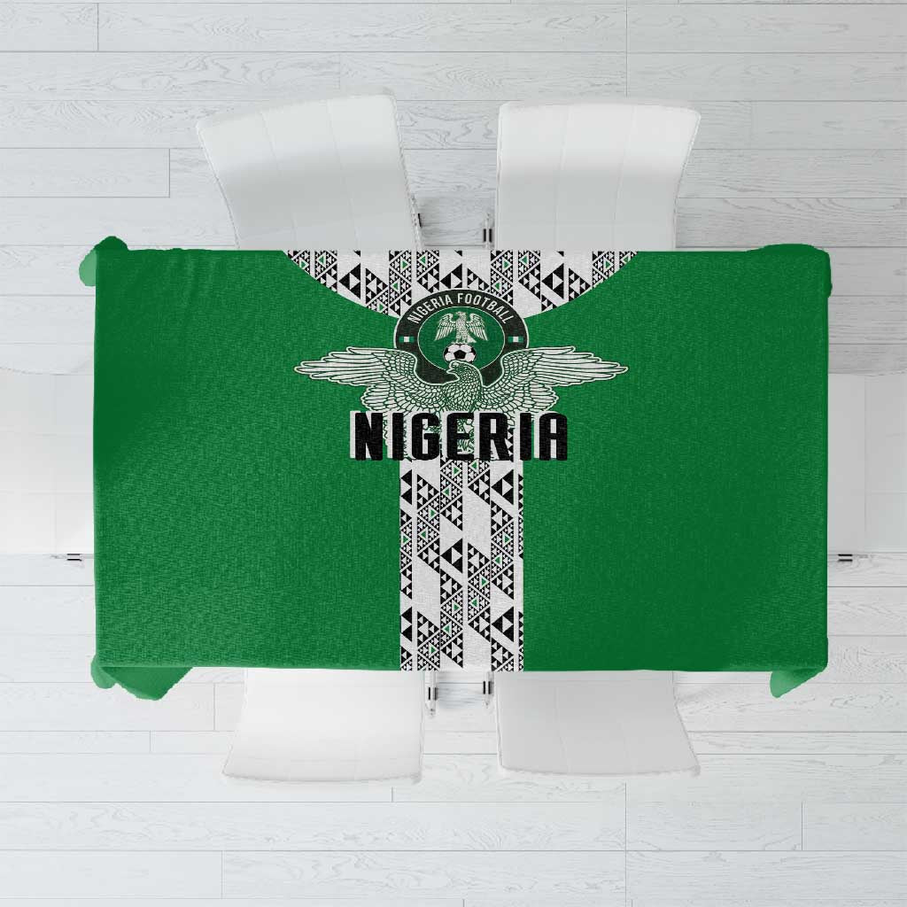 Nigeria National Football Tablecloth Inspired Retro Style - Wonder Print Shop