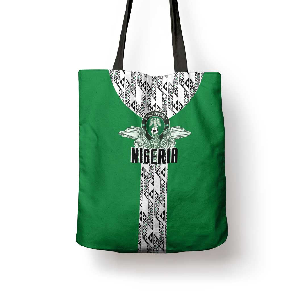 Nigeria National Football Tote Bag Inspired Retro Style - Wonder Print Shop