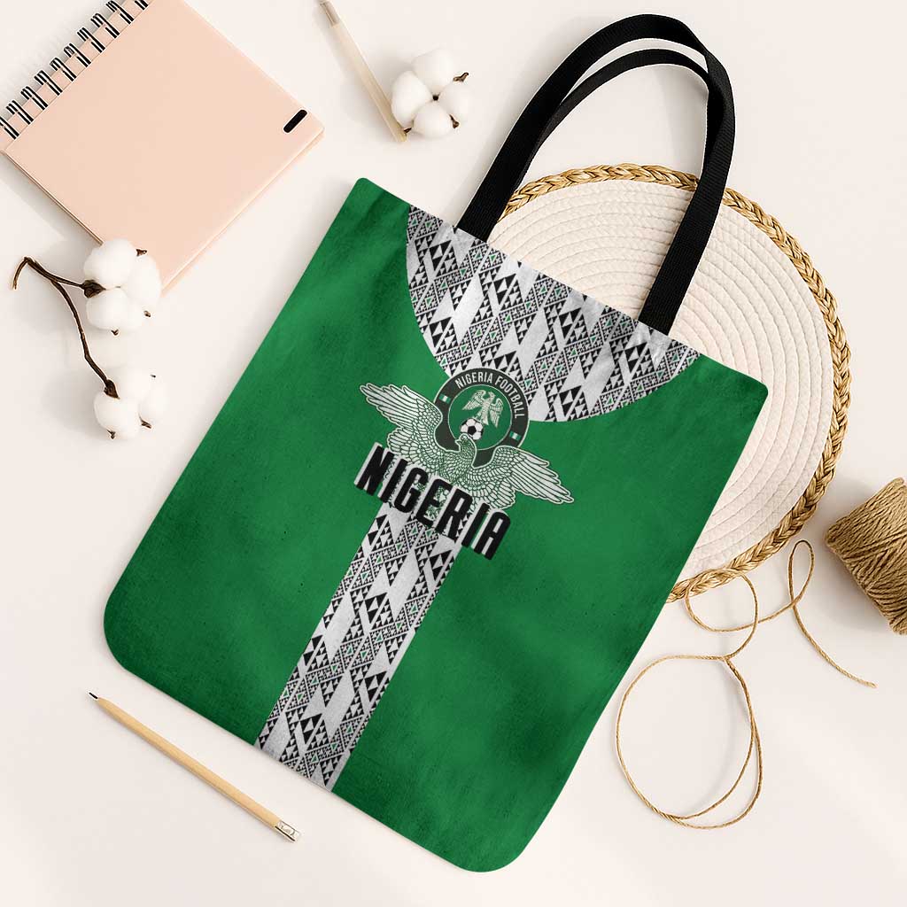 Nigeria National Football Tote Bag Inspired Retro Style - Wonder Print Shop