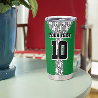Custom Nigeria National Football Tumbler Cup Inspired Retro Style - Wonder Print Shop