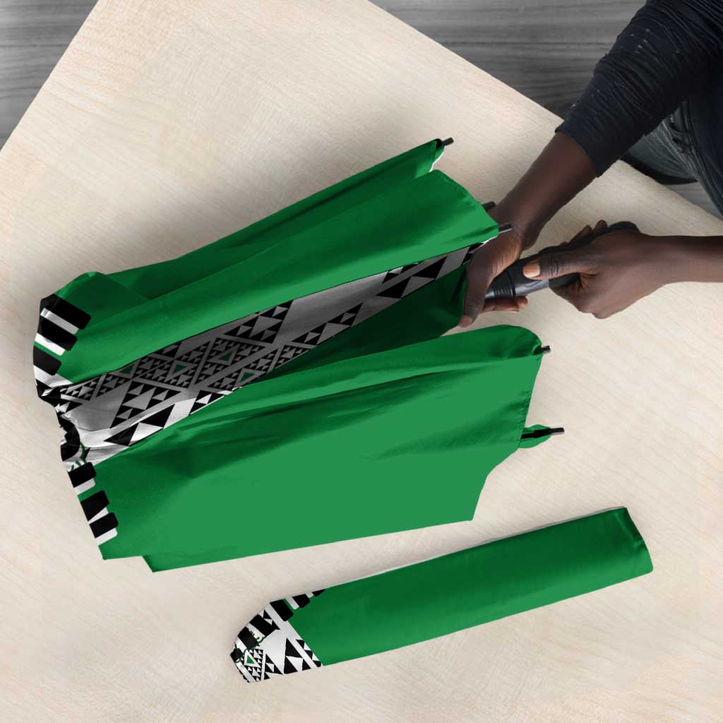 Nigeria National Football Umbrella Inspired Retro Style - Wonder Print Shop