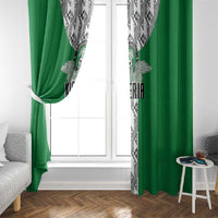 Nigeria National Football Window Curtain Inspired Retro Style - Wonder Print Shop