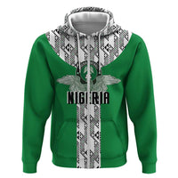 Custom Nigeria National Football Zip Hoodie Inspired Retro Style - Wonder Print Shop