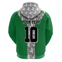 Custom Nigeria National Football Zip Hoodie Inspired Retro Style - Wonder Print Shop