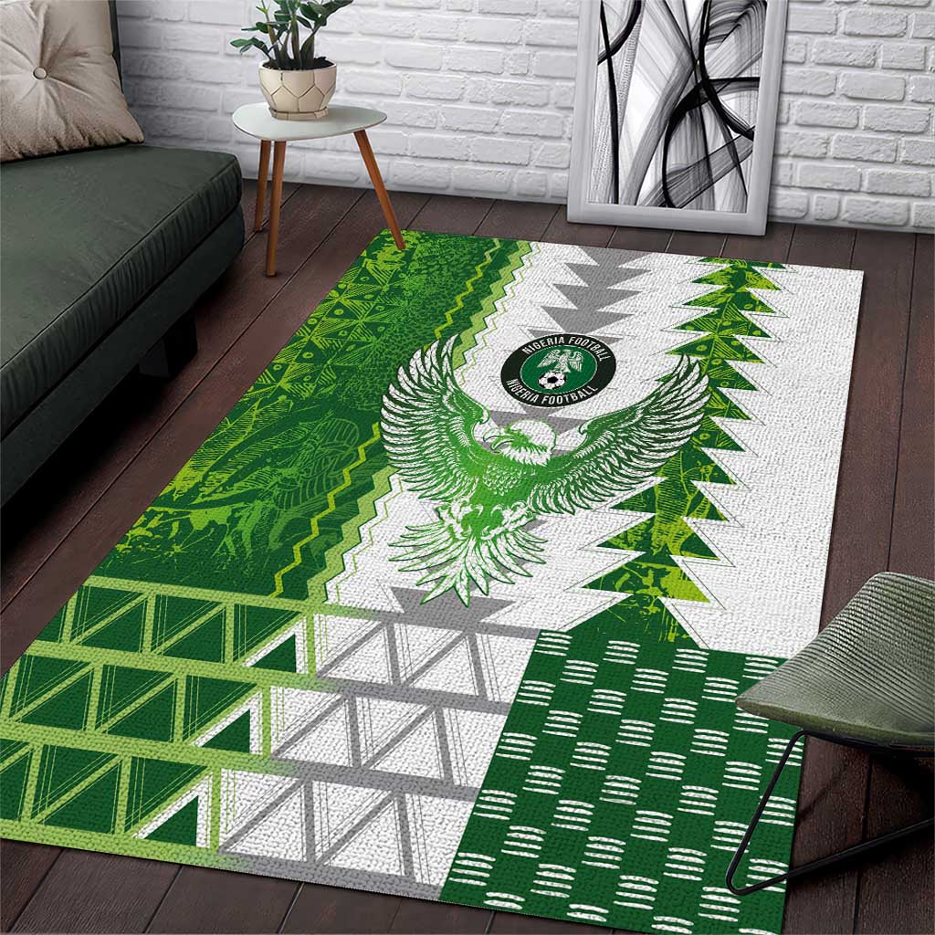 Nigeria National Football Area Rug Naija Super Eagles - Wonder Print Shop