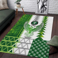 Nigeria National Football Area Rug Naija Super Eagles - Wonder Print Shop