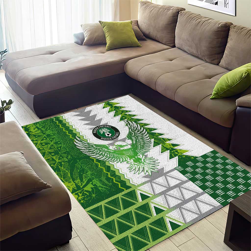 Nigeria National Football Area Rug Naija Super Eagles - Wonder Print Shop
