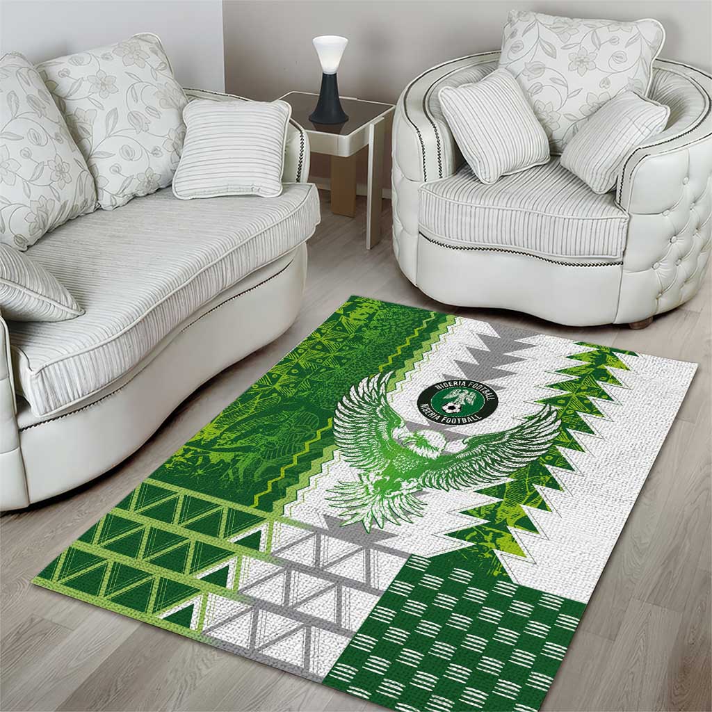 Nigeria National Football Area Rug Naija Super Eagles - Wonder Print Shop