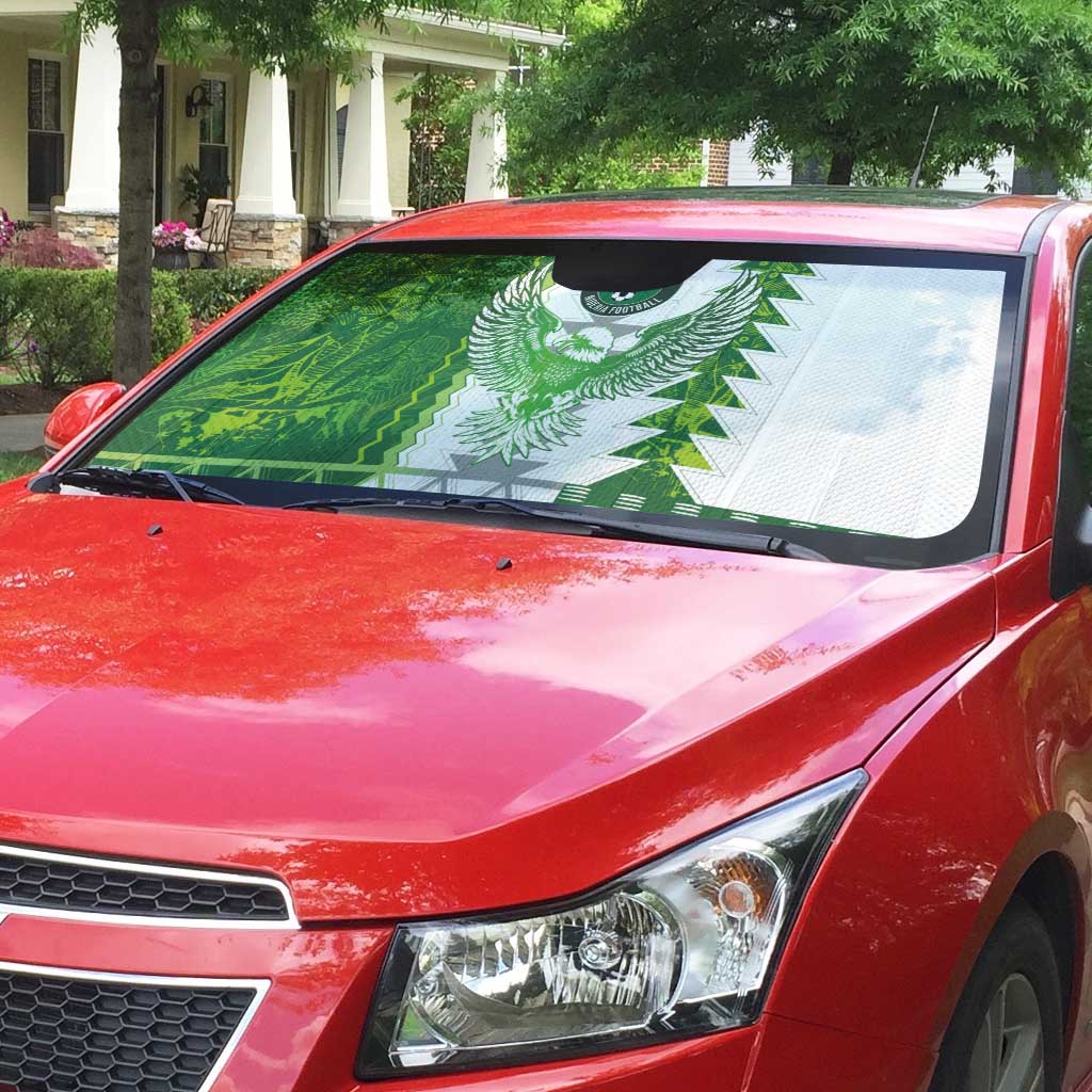 Nigeria National Football Auto Sun Shade Naija Super Eagles - Wonder Print Shop