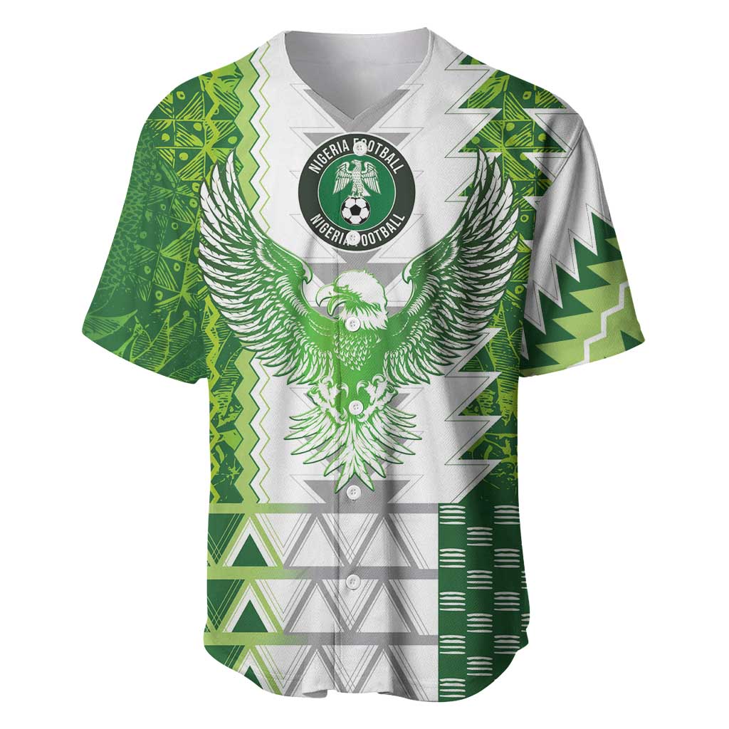 Custom Nigeria National Football Baseball Jersey Naija Super Eagles - Wonder Print Shop