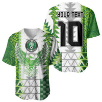 Custom Nigeria National Football Baseball Jersey Naija Super Eagles - Wonder Print Shop