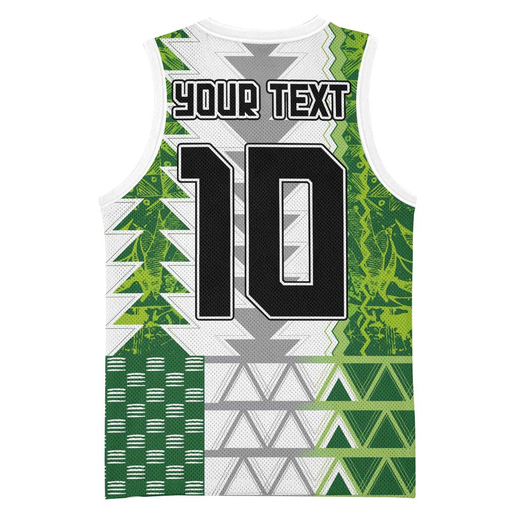 Custom Nigeria National Football Basketball Jersey Naija Super Eagles - Wonder Print Shop