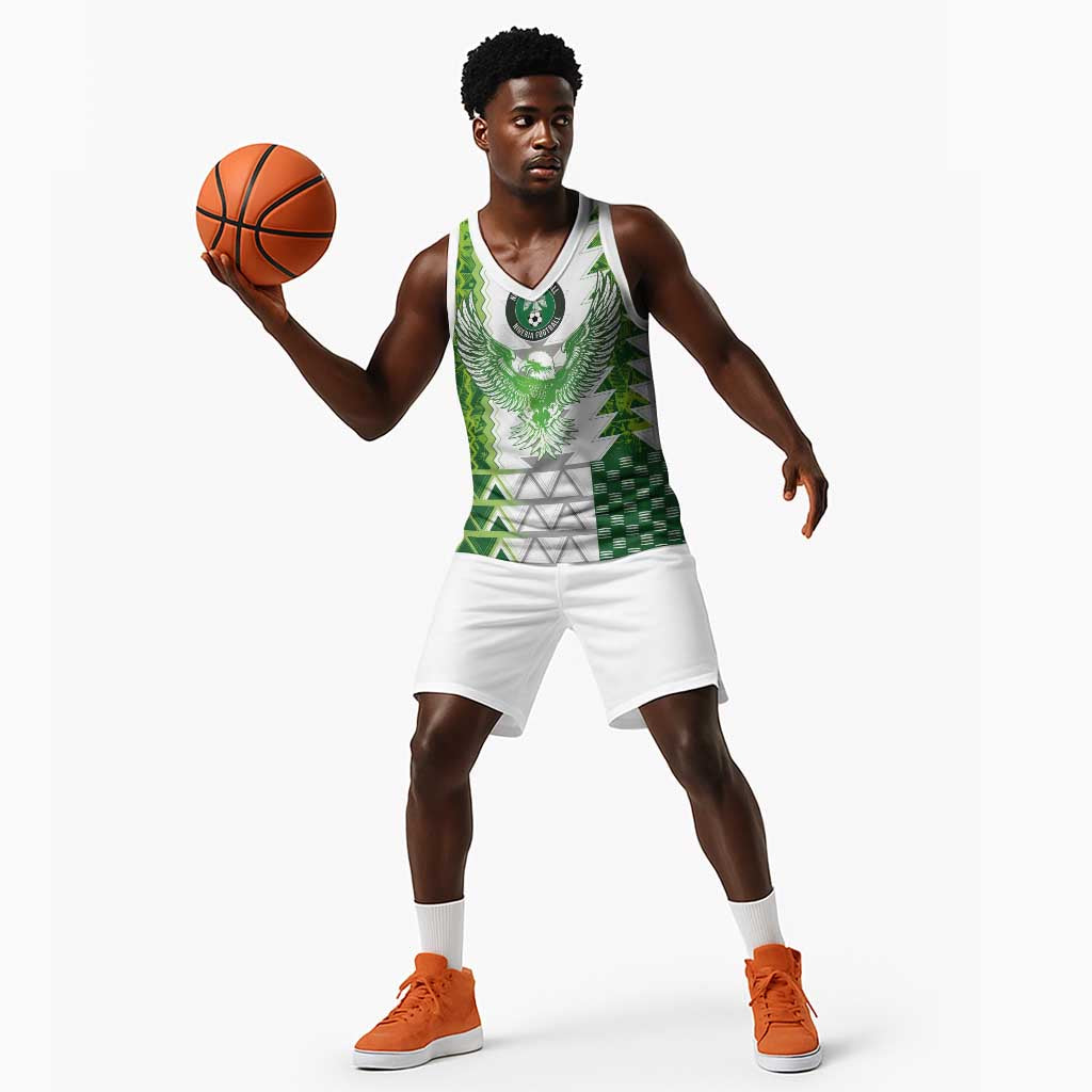 Custom Nigeria National Football Basketball Jersey Naija Super Eagles - Wonder Print Shop