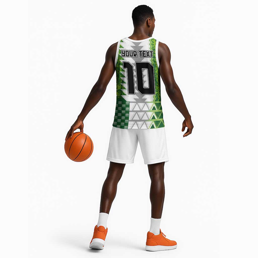 Custom Nigeria National Football Basketball Jersey Naija Super Eagles - Wonder Print Shop