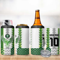 Custom Nigeria National Football 4 in 1 Can Cooler Tumbler Naija Super Eagles - Wonder Print Shop