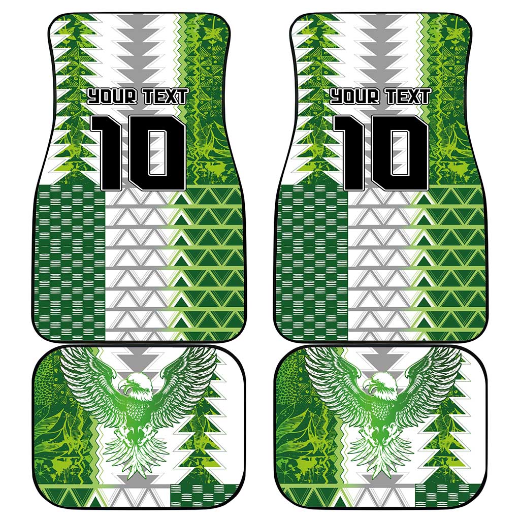 Custom Nigeria National Football Car Mats Naija Super Eagles - Wonder Print Shop