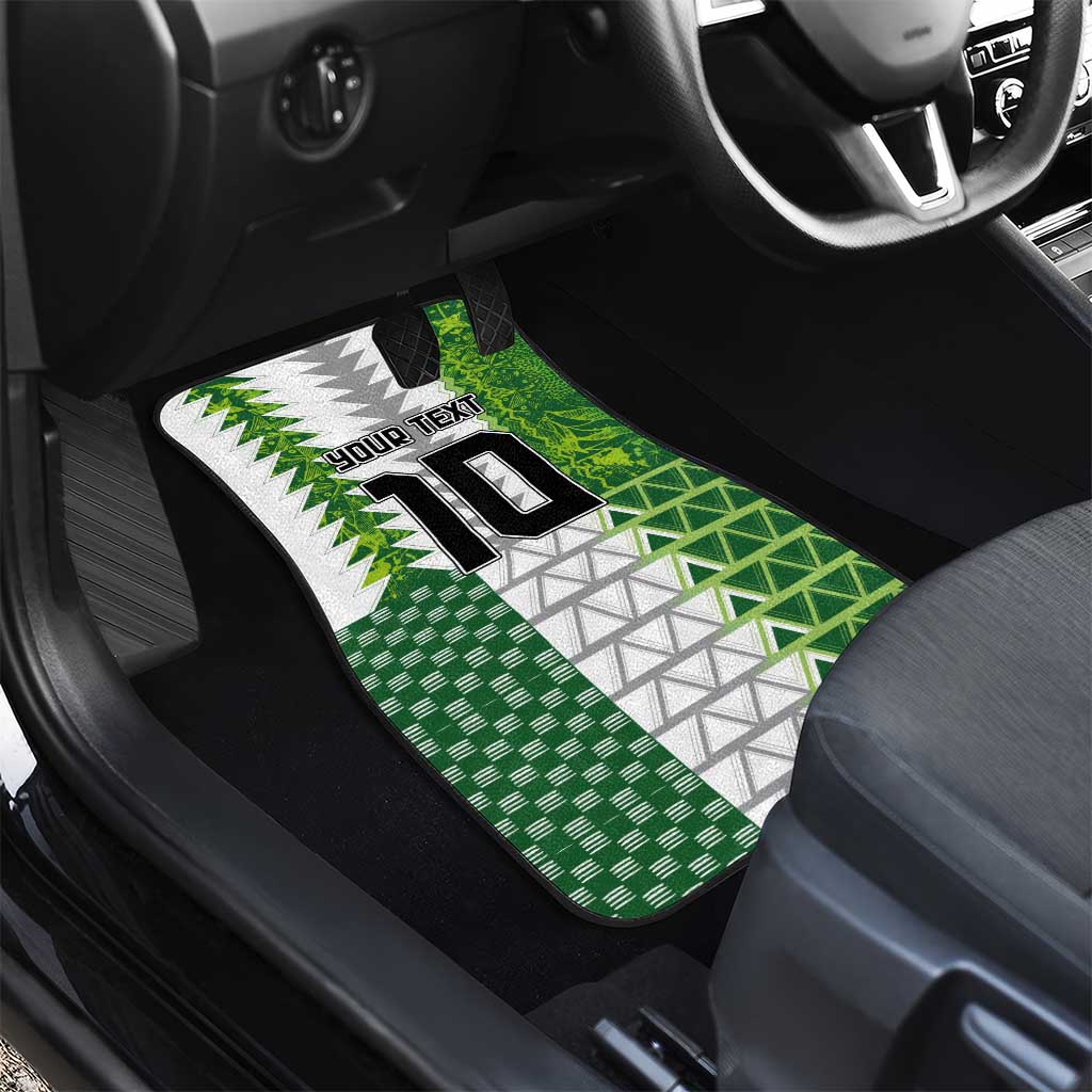 Custom Nigeria National Football Car Mats Naija Super Eagles - Wonder Print Shop