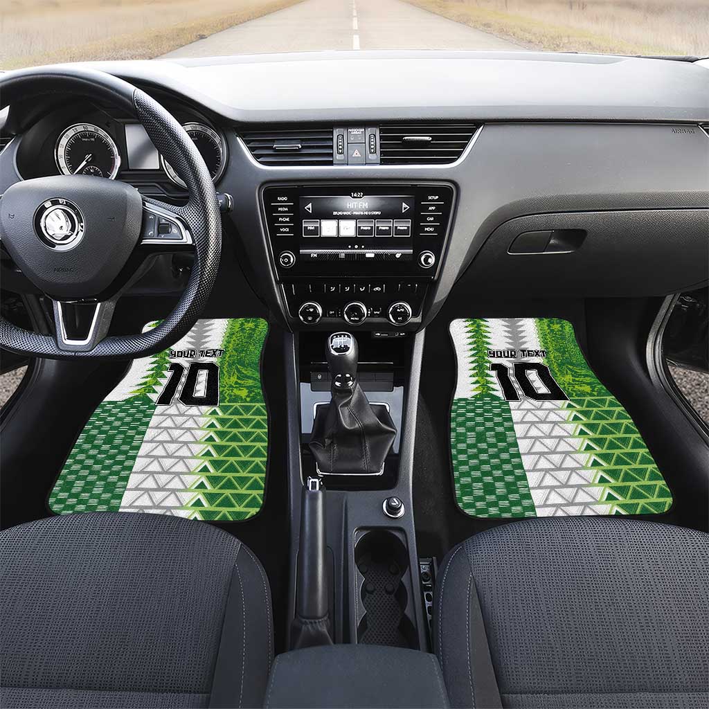 Custom Nigeria National Football Car Mats Naija Super Eagles - Wonder Print Shop