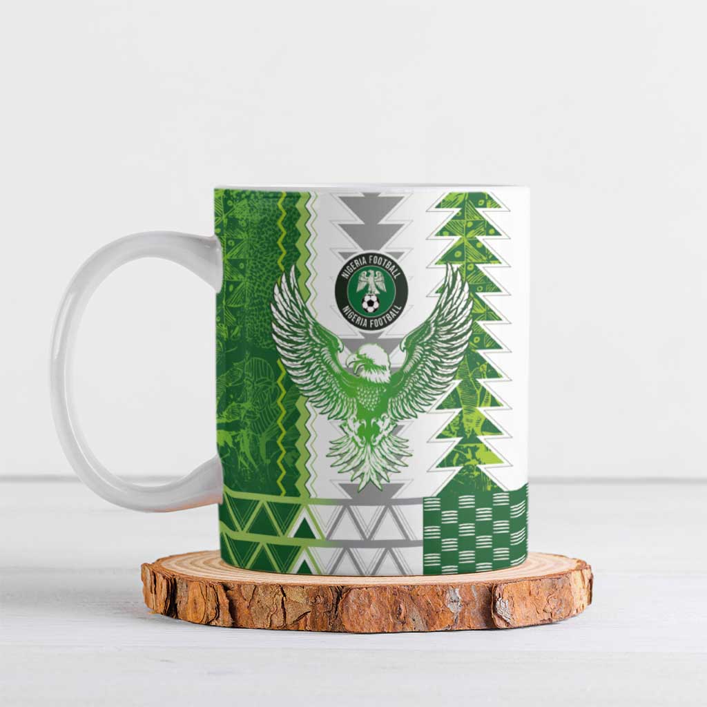 Custom Nigeria National Football Ceramic Mug Naija Super Eagles - Wonder Print Shop