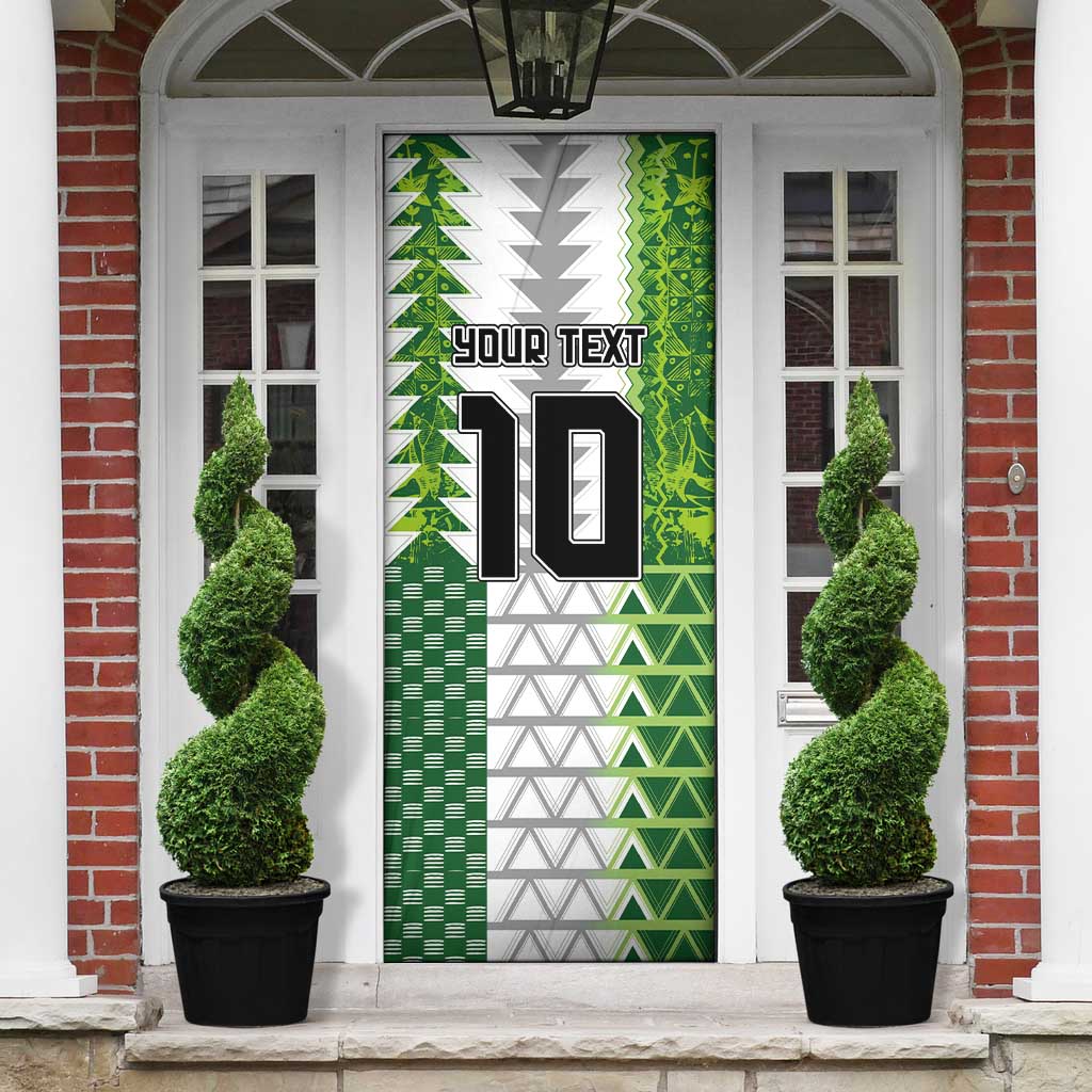 Custom Nigeria National Football Door Cover Naija Super Eagles - Wonder Print Shop