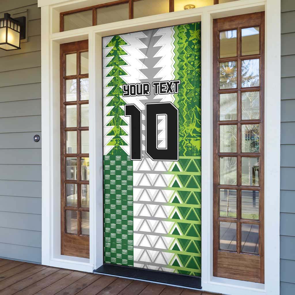 Custom Nigeria National Football Door Cover Naija Super Eagles - Wonder Print Shop